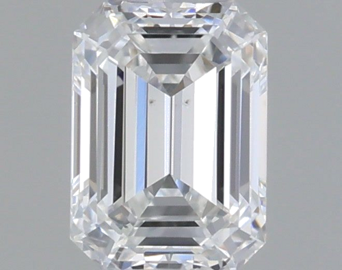 0.42 carat F-SI1 Natūralus Emerald Deimantas (1)