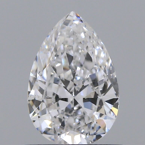0.7 carat D-SI2 Natūralus Pear Deimantas (1)