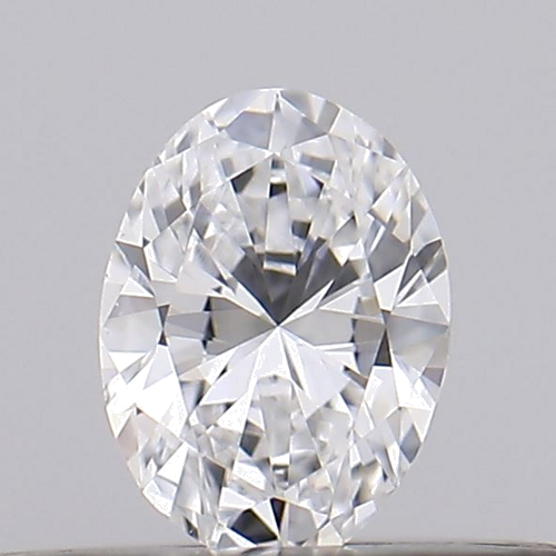 0.18 carat D-VVS1 Natūralus Oval Deimantas (1)