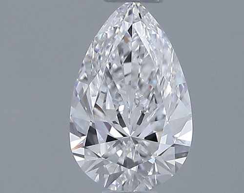 0.52 carat D-VVS2 Natūralus Pear Deimantas (1)