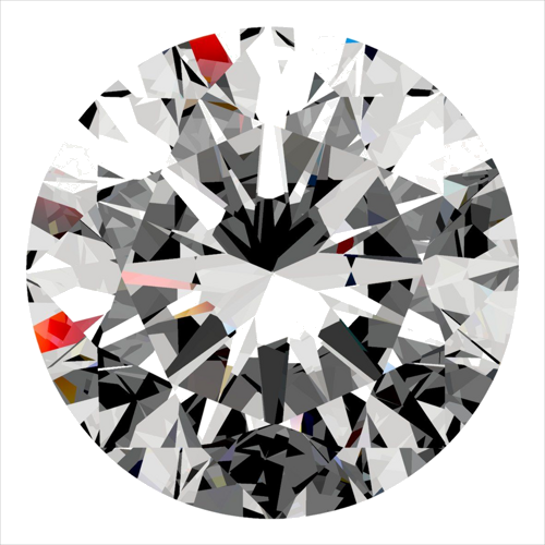 0.3 carat I-VS2 Excellent cut Natūralus Round Deimantas (1)