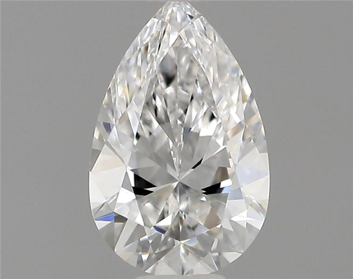 0.42 carat F-VVS1 Natūralus Pear Deimantas (1)