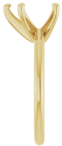 Sužadėtuvių Žiedas „Solitaire“ 585 Geltonojo Aukso Pear Shape 10mm x 7mm (4)