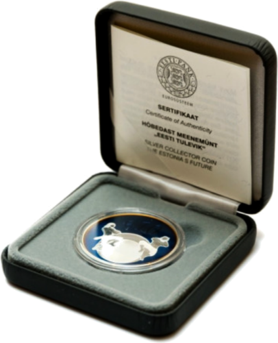 2011 Igaunija Euro 10 eiro sudraba monēta (3)