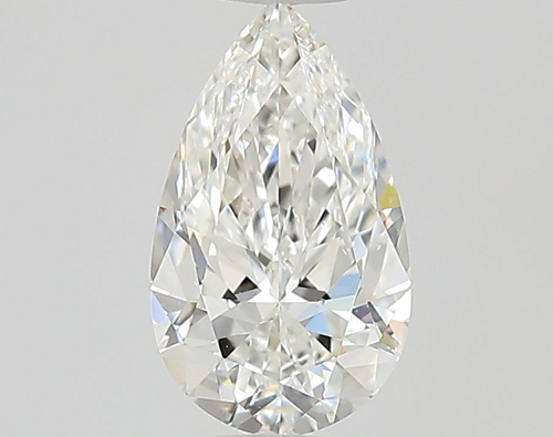 0.7 carat G-VS2 Natūralus Pear Deimantas (1)