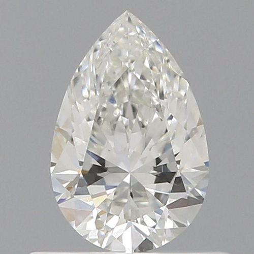 0.5 carat I-SI1 Natūralus Pear Deimantas (1)
