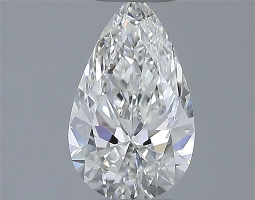 0.57 carat H-VS1 Natūralus Pear Deimantas (1)