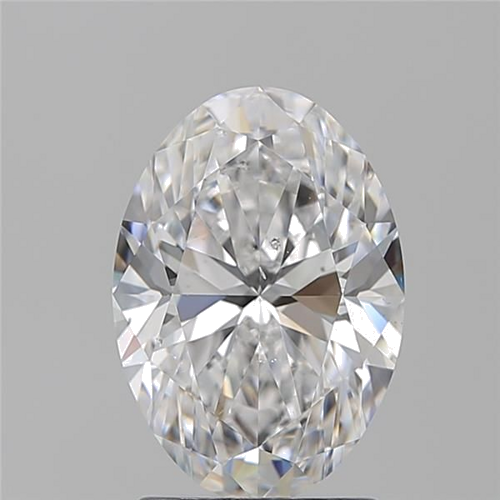 2.2 carat D-SI1 Natūralus Oval Deimantas (1)