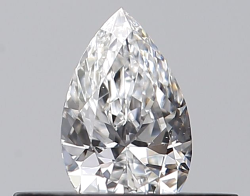 0.24 carat E-VVS2 Natūralus Pear Deimantas (1)