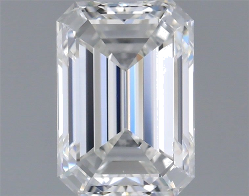0.69 carat F-SI1 Natūralus Emerald Deimantas (1)