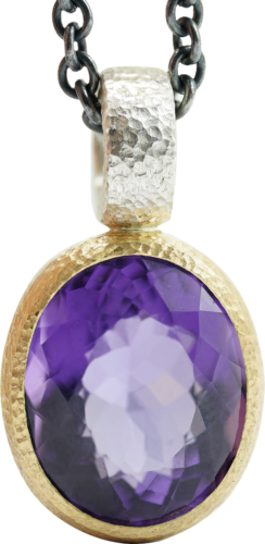 Necklace with amethyst (1)