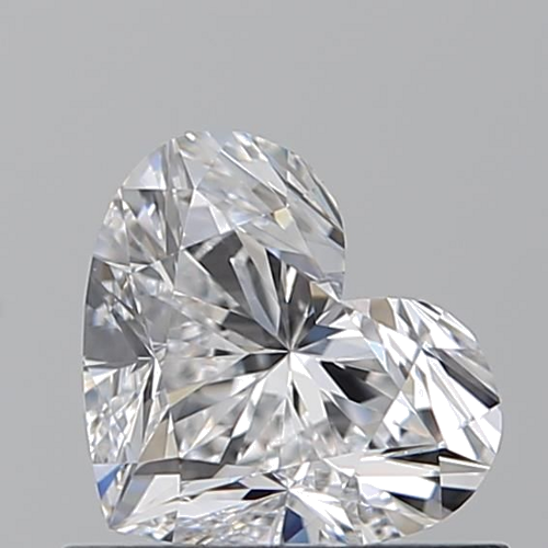0.7 carat D-VS1 Natūralus Heart Deimantas (1)