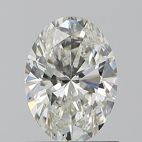 1.0 carat H-SI2 Natūralus Oval Deimantas (1)