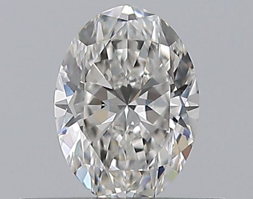 0.4 carat F-VVS1 Natūralus Oval Deimantas (1)