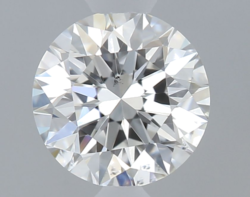 0.53 carat F-SI1 Excellent cut Natūralus Round Deimantas (1)