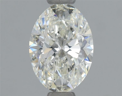 0.63 carat I-VVS1 Natūralus Oval Deimantas (1)