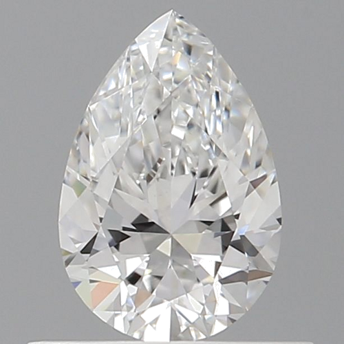 0.54 carat E-VVS2 Natūralus Pear Deimantas (1)