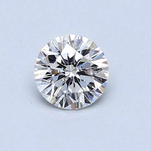0.51 carat F-SI1 GD cut Natūralus Round Deimantas (1)