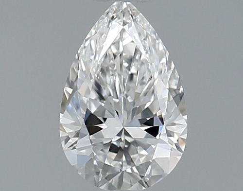 0.4 carat E-VVS2 Natūralus Pear Deimantas (1)