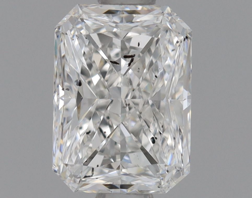 0.7 carat F-SI2 Natūralus Radiant Deimantas (1)