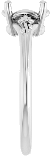 Sužadėtuvių Žiedas „Solitaire“ 925 Sidabro Oval 8mm x 6mm (4)