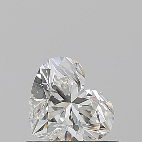 0.55 carat I-VVS2 Natūralus Heart Deimantas (1)