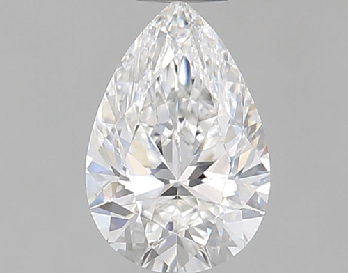 0.5 carat F-VVS1 Natūralus Pear Deimantas (1)