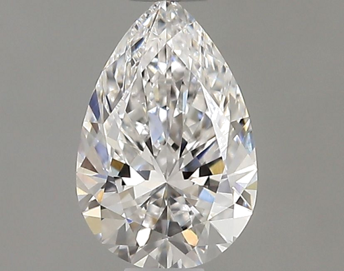 0.51 carat E-VVS1 Natūralus Pear Deimantas (1)