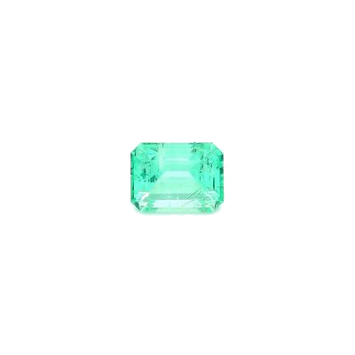 0.61 carat GREEN STEP cut Octagonal Smaragdas (1)