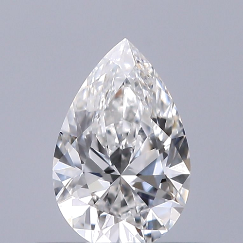 0.41 carat F-VVS2 Natūralus Pear Deimantas (1)