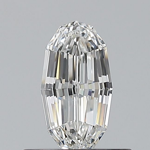 0.5 carat F-VS2 Natūralus Oval Deimantas (1)