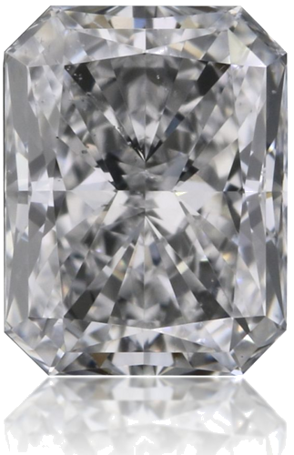 0.31 carat D-SI2 Natūralus Radiant Deimantas (1)