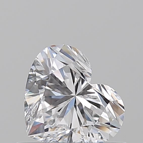 0.53 carat D-VVS1 Natūralus Heart Deimantas (1)