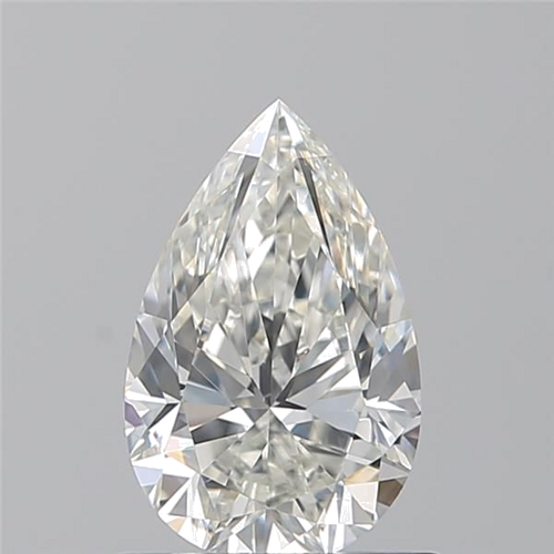 0.9 carat I-VS2 Natūralus Pear Deimantas (1)