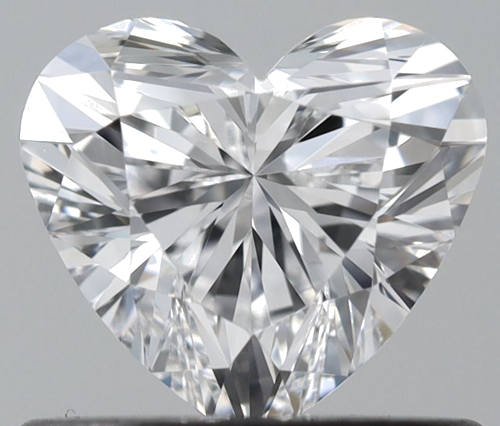 0.56 carat D-VVS2 Natūralus Heart Deimantas (1)