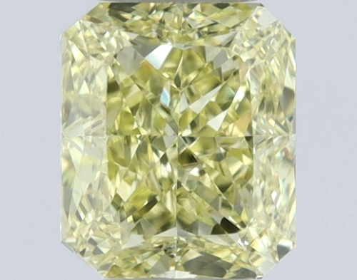 0.5 carat Fancy Intense Yellow-VS2 Natūralus Radiant Deimantas (1)