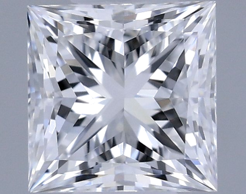 0.34 carat D-VVS2 Natūralus Princess Deimantas (1)