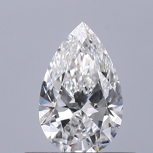 0.4 carat F-VVS1 Natūralus Pear Deimantas (1)