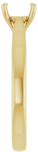 Sužadėtuvių Žiedas 10k yellow gold Round 6.5mm (4)