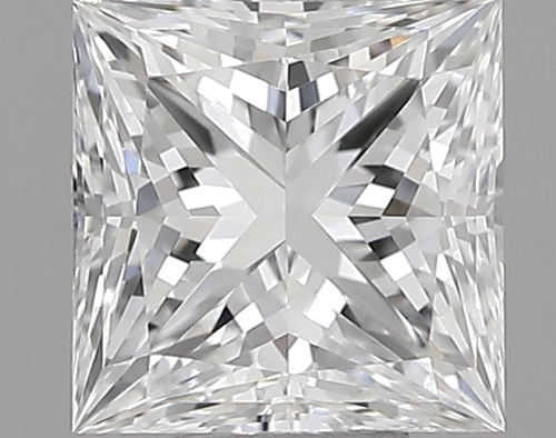 0.5 carat D-VVS2 Natūralus Princess Deimantas (1)