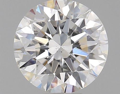 0.58 carat F-SI1 Excellent cut Natūralus Round Deimantas (1)