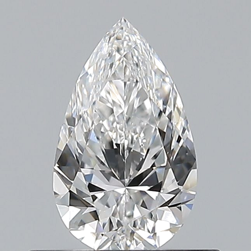 0.5 carat E-VVS2 Natūralus Pear Deimantas (1)