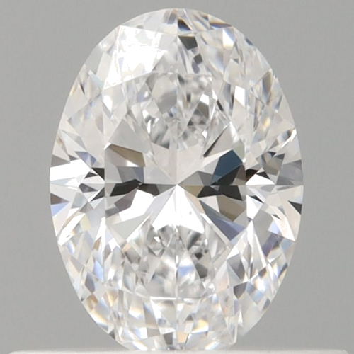 0.5 carat D-VS2 Natūralus Oval Deimantas (1)