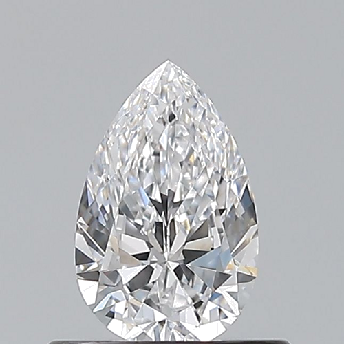 0.5 carat D-VS2 Natūralus Pear Deimantas (1)