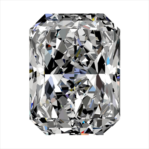 0.5 carat H-VS1 Natūralus Radiant Deimantas (1)
