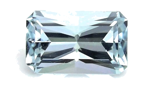 0.66 carat BLUE Radiant Aquamarine (1)