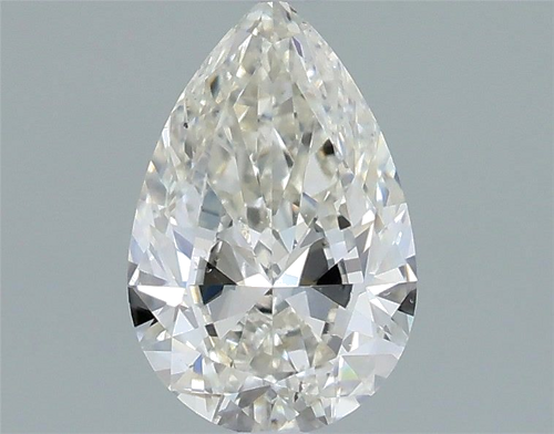 0.49 carat K-SI1 Natūralus Pear Deimantas (1)
