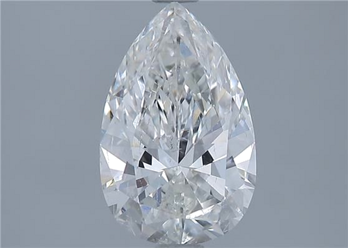 1.65 carat G-SI2 Natūralus Pear Deimantas (1)