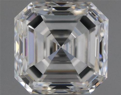 1.04 carat G-VS1 Natūralus Asscher Deimantas (1)