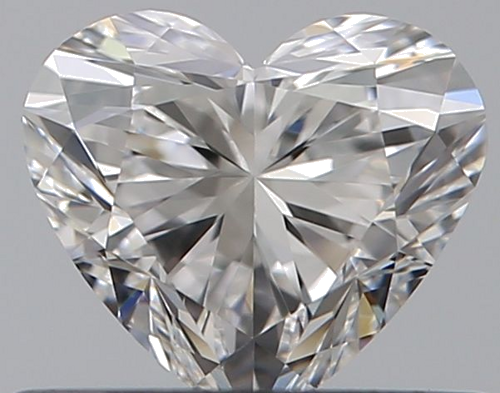 0.5 carat E-VVS2 Natūralus Heart Deimantas (1)